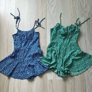Lot of 2 Amazon Dress Rompers size medium